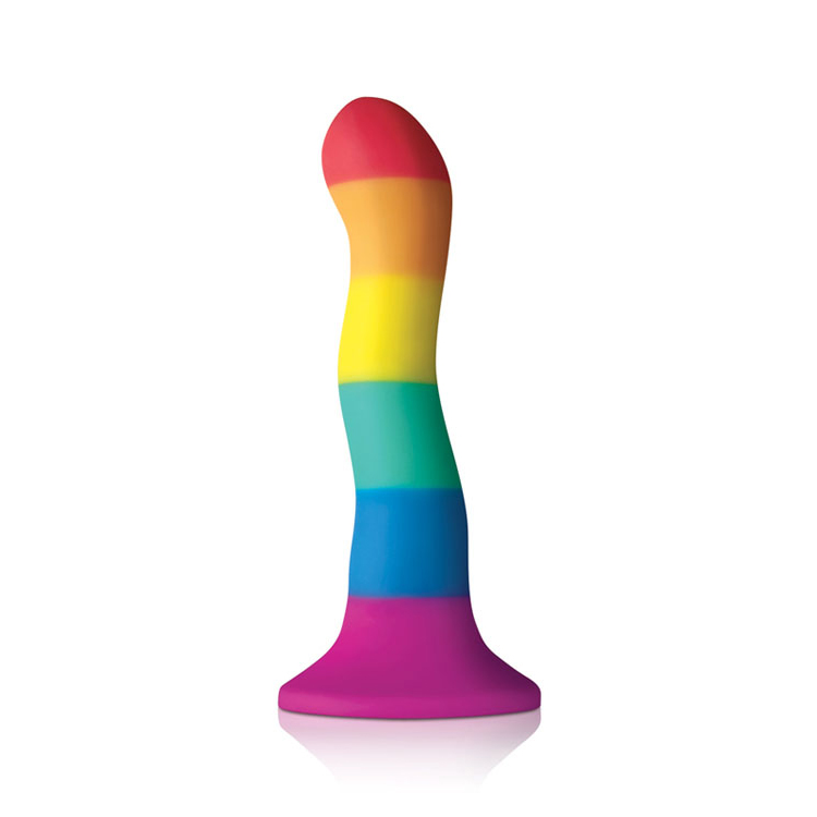 Bunter Silikon Plug Colours Pride Edition 15 cm