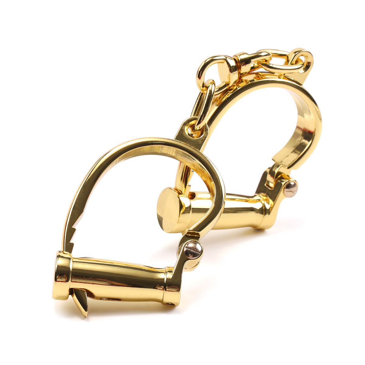Gold Deluxe Love-Slave Handcuffs